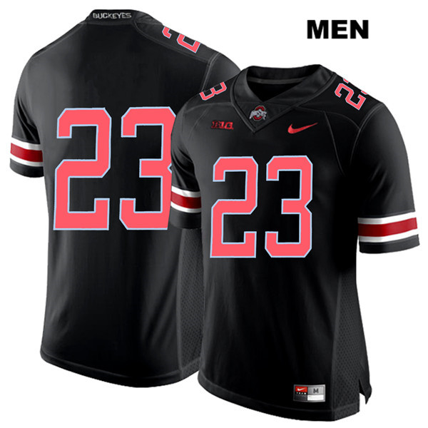 Ohio State Buckeyes Men's Jahsen Wint #23 Red Number Black Authentic Nike No Name College NCAA Stitched Football Jersey GE19Z70GZ